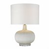 Homeroots 22 x 15 x 15 in. Trend Home 1-Light Polished Nickel Table Lamp 399160